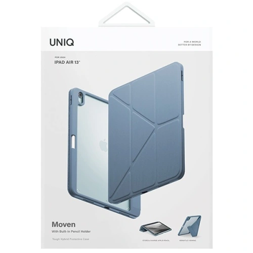 Kup Etui UNIQ Moven Apple iPad Air 13" 2024 (6. generációs) kék/kőszínű - UNIQ1178 - {ean13} - Sklep Home Screen