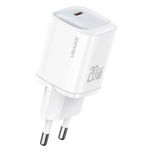 Kup USAMS CC248 USB-C 20W GaN Schnellladegerät HC Series weiß/white - USA1148 - {ean13} - Sklep Home Screen