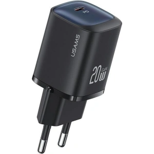 Kup USAMS CC248 USB-C 20W GaN Fast Charging Netzteil HC-Serie schwarz - USA1149 - {ean13} - Sklep Home Screen