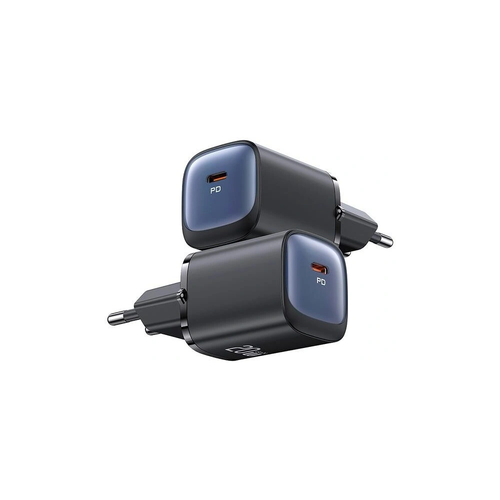 Ładowarka sieciowa USAMS CC248 USB-C 20W GaN Fast Charging HC Series czarny/black