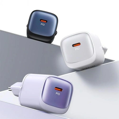 Kup Ładowarka sieciowa USAMS CC248 USB-C 20W GaN Fast Charging HC Series fioletowy/purple - USA1150 - {ean13} - Sklep Home Screen