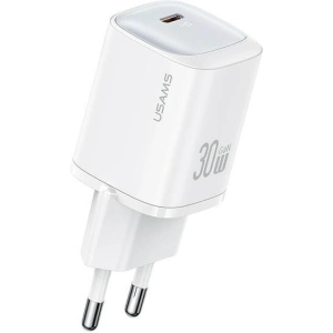 Kup Ładowarka sieciowa USAMS CC251 USB-C 30W GaN Fast Charging HC Series biały/white - USA1151 - {ean13} - Sklep Home Screen