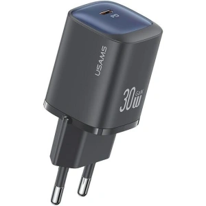 Kup USAMS CC251 USB-C 30W GaN Schnellladegerät HC-Serie schwarz - USA1152 - {ean13} - Sklep Home Screen
