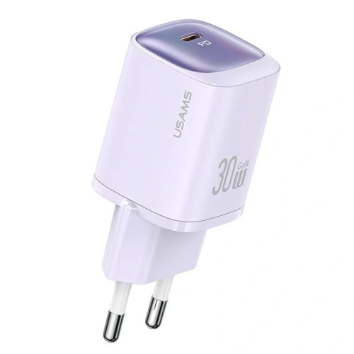 Kup Síťová nabíječka USAMS CC251 USB-C 30W GaN Fast Charging HC Series fialová/purple - USA1153 - {ean13} - Sklep Home Screen