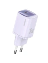 Ładowarka sieciowa USAMS CC251 USB-C 30W GaN Fast Charging HC Series fioletowy/purple
