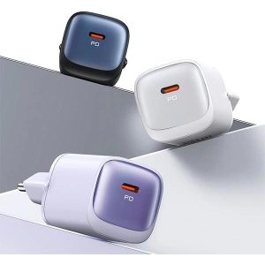 Kup Ładowarka sieciowa USAMS CC251 USB-C 30W GaN Fast Charging HC Series fioletowy/purple - USA1153 - {ean13} - Sklep Home Screen