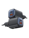 Kup USAMS CC254 Netzladegerät USB-A, USB-C 30W GaN Fast Charging HC-Serie schwarz/black - USA1155 - {ean13} - Sklep Home Screen