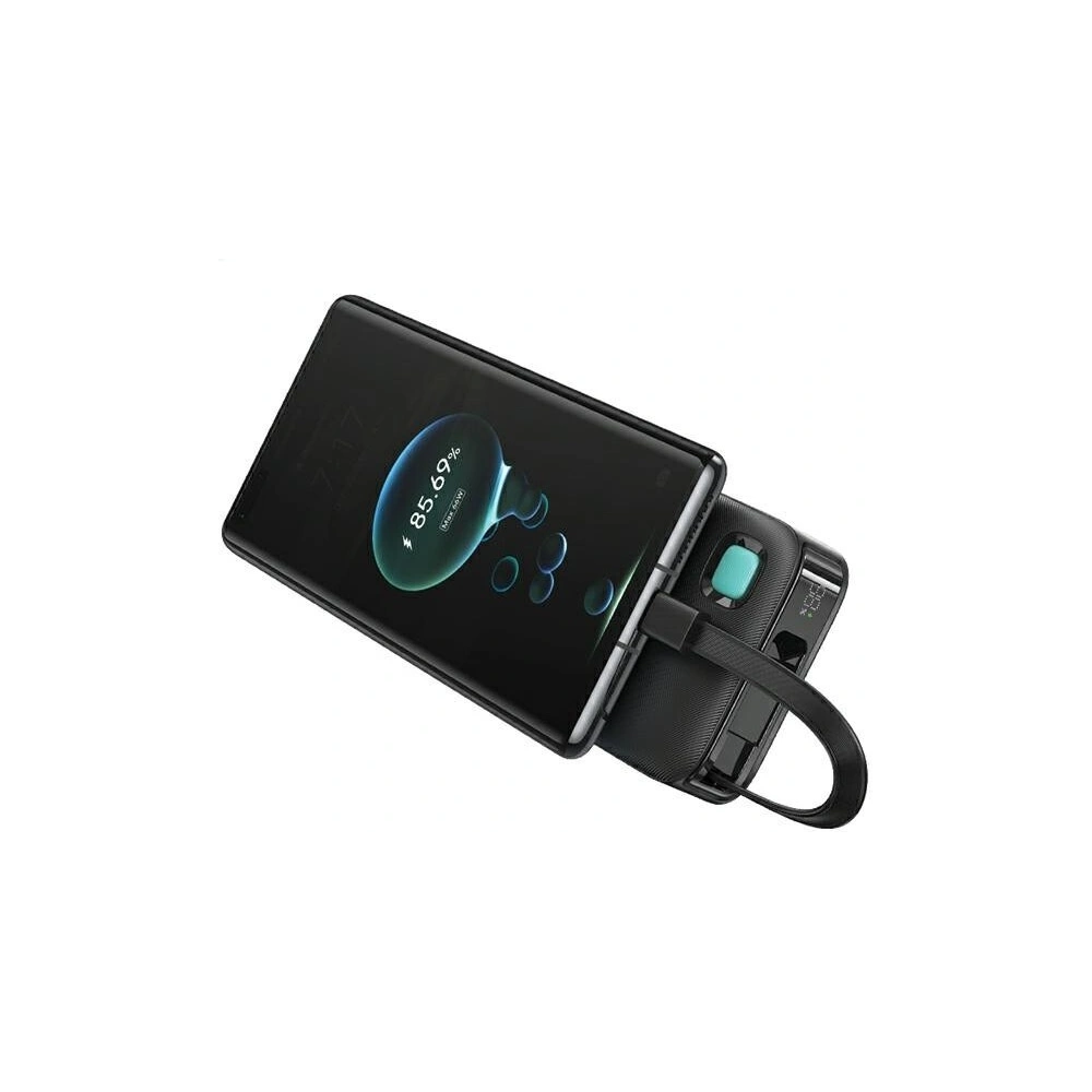 Powerbank USAMS 10000 mAh PD 20W Fast Charge XY Series  + kabel USB-C biały/white