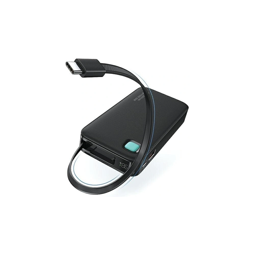 Powerbank USAMS 10000 mAh PD 20W Fast Charge XY Series  + kabel USB-C biały/white