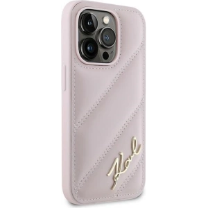 Kup Etui Karl Lagerfeld KLHCP14XPQDSMGP Apple iPhone 14 Pro Max hardcase Diagonal Quilted Script růžový/pink - KLD2123 - {ean13} - Sklep Home Screen
