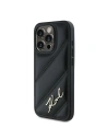 Kup Etui Karl Lagerfeld KLHCP15LPQDSMGK Apple iPhone 15 Pro hardcase Diagonal Quilted Script černý/black - KLD2124 - {ean13} - Sklep Home Screen