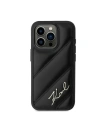 Kup Etui Karl Lagerfeld KLHCP15LPQDSMGK Apple iPhone 15 Pro hardcase Diagonal Quilted Script czarny/black - KLD2124 - {ean13} - Sklep Home Screen