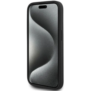 Kup Etui Karl Lagerfeld KLHCP15LPQDSMGK Apple iPhone 15 Pro hardcase Diagonal Quilted Script czarny/black - KLD2124 - {ean13} - Sklep Home Screen