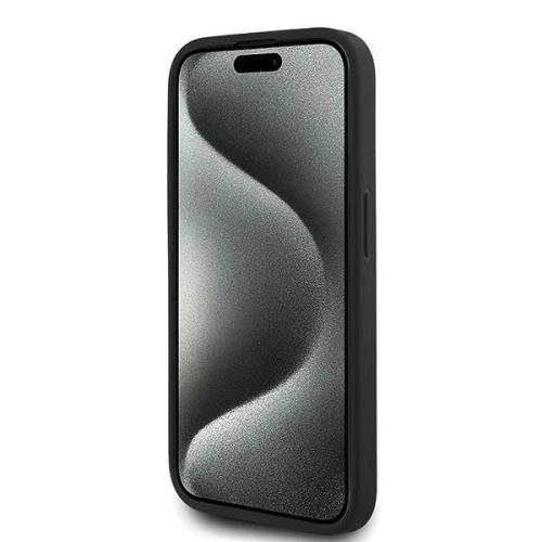 Kup Etui Karl Lagerfeld KLHCP15LPQDSMGK Apple iPhone 15 Pro hardcase Diagonal Quilted Script czarny/black - KLD2124 - {ean13} - Sklep Home Screen