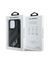 Kup Etui Karl Lagerfeld KLHCP15LPQDSMGK Apple iPhone 15 Pro hardcase Diagonal Quilted Script negru/black - KLD2124 - {ean13} - Sklep Home Screen