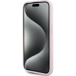 Kup Etui Karl Lagerfeld KLHCP15LPQDSMGP Apple iPhone 15 Pro hardcase Diagonal Quilted Script różowy/pink - KLD2125 - {ean13} - Sklep Home Screen