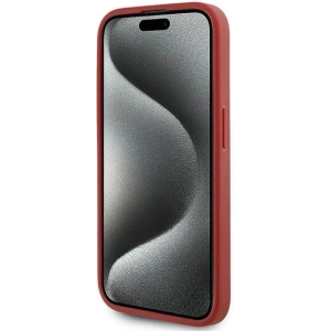 Kup Etui Karl Lagerfeld KLHCP15LPQDSMGR Apple iPhone 15 Pro hardcase Diagonal Quilted Script czerwony/red - KLD2126 - {ean13} - Sklep Home Screen