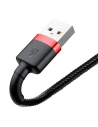 Kup Lightning USB kábel Baseus Cafule 2,4A 0,5m (fekete-piros) - BSU775BLKRED - {ean13} - Sklep Home Screen