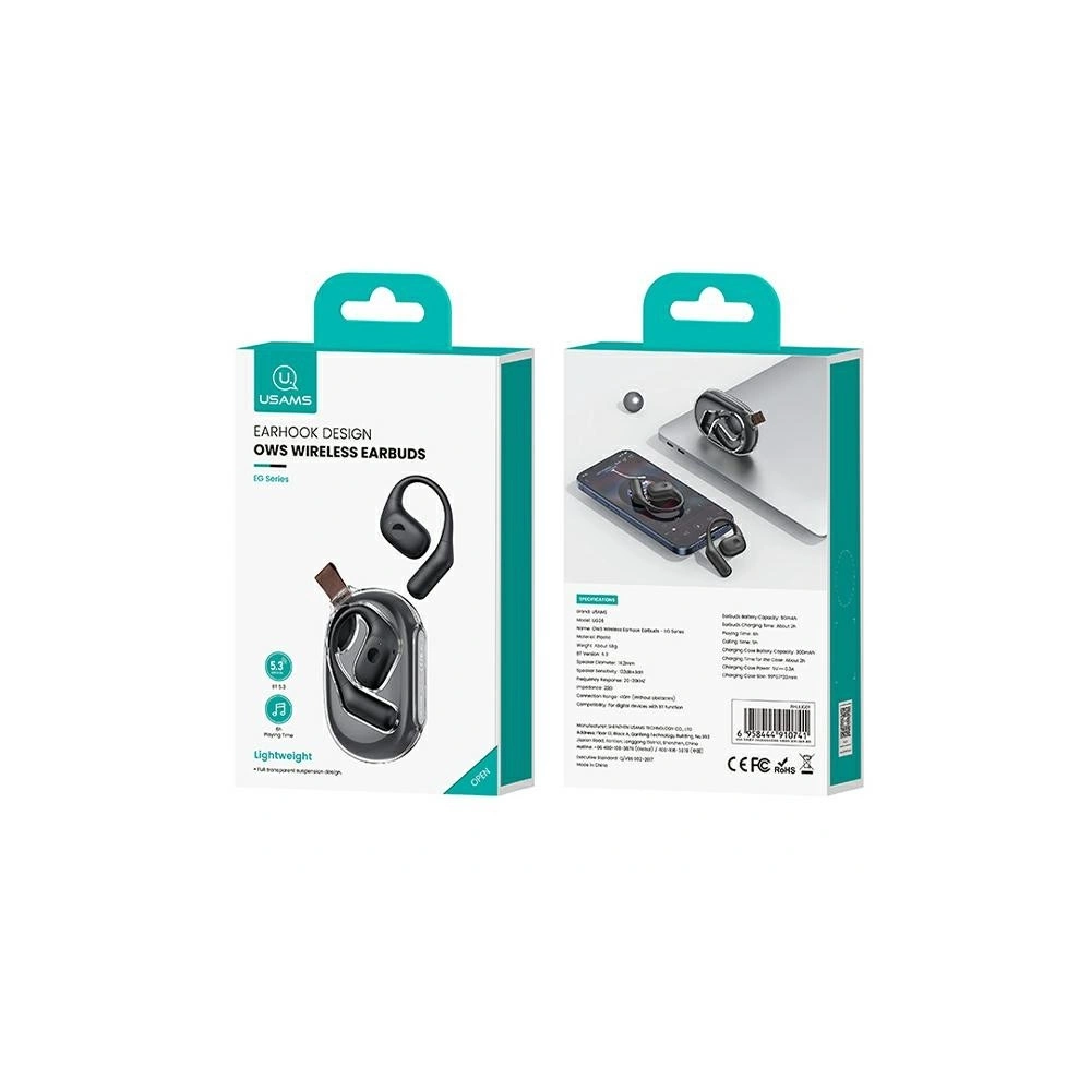 Słuchawki bezprzewodowe USAMS G26 OWS Bluetooth 5.3 biały/white