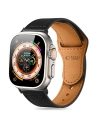 Pasek Tech-Protect Naturalfit Apple Watch 4/5/6/7/8/9/SE/Ultra 1/2 42/44/45/49mm Fekete