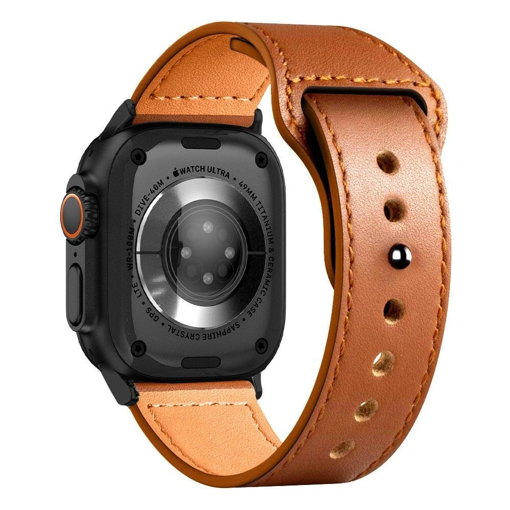 Pasek Tech-Protect Naturalfit Apple Watch 4/5/6/7/8/9/SE/10 38/40/41/42mm Brown