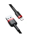 Kup Kabel Lightning USB Baseus Cafule 2,4A 1m (czarno-czerwony) - BSU776BLKRED - {ean13} - Sklep Home Screen