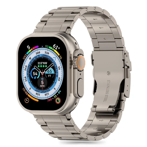 Kup Pasek Tech-Protect Stainless Pro Apple Watch 4/5/6/7/8/9/SE/Ultra 1/2 42/44/45/49mm Titanium - THP2946 - {ean13} - Sklep Home Screen