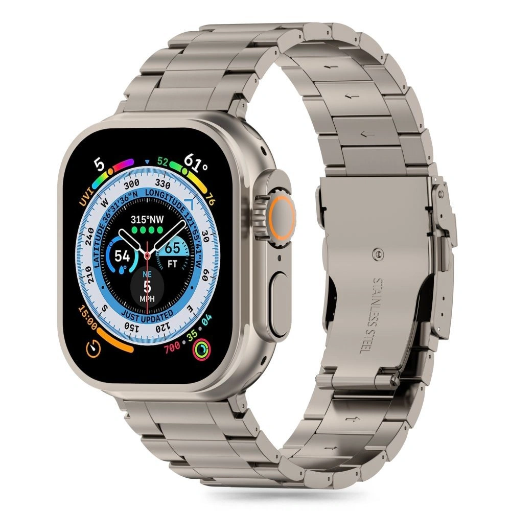 Pasek Tech-Protect Stainless Pro Apple Watch 4/5/6/7/8/9/SE/Ultra 1/2 42/44/45/49mm Titanium