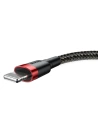 Kup Kabel Lightning USB Baseus Cafule 2,4A 1m (czarno-czerwony) - BSU776BLKRED - {ean13} - Sklep Home Screen