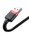 Kup Kabel Lightning USB Baseus Cafule 2,4A 1m (czarno-czerwony) - BSU776BLKRED - {ean13} - Sklep Home Screen