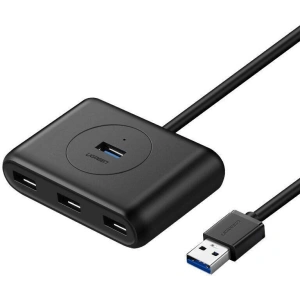 Kup UGREEN CR113 Adapter USB-A / 4xUSB-A 3.0 5Gbps 1m schwarz - UGR1860 - {ean13} - Sklep Home Screen