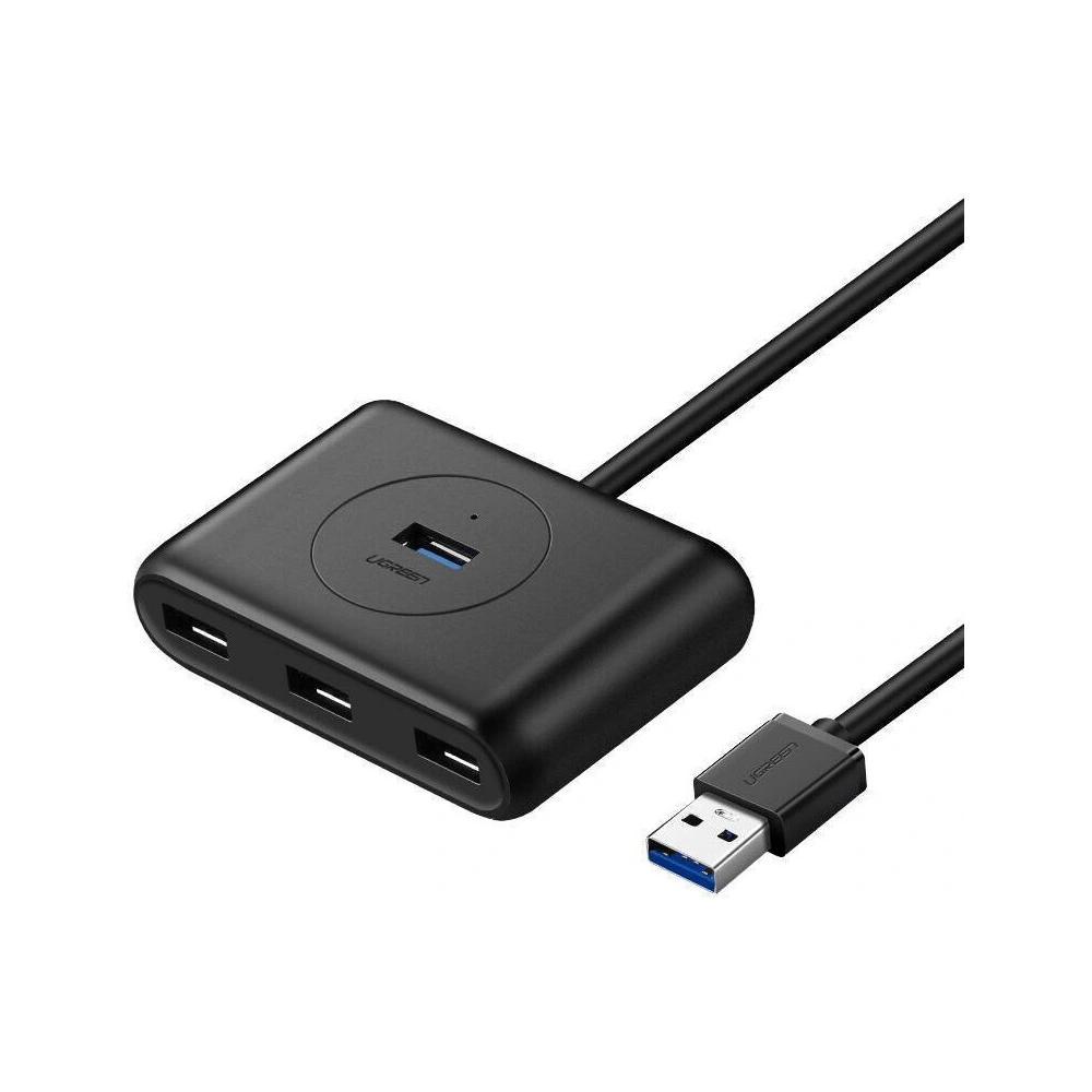 Adapter UGREEN CR113 USB-A / 4xUSB-A 3.0 5Gbps 1m czarny