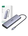 Kup UGREEN USB-C Adapter / CM498 3xUSB-A 3.0, USB-C PD 100W, HDMI 4K30Hz, VGA, RJ45, SD/TF grau - UGR1864 - {ean13} - Sklep Home Screen