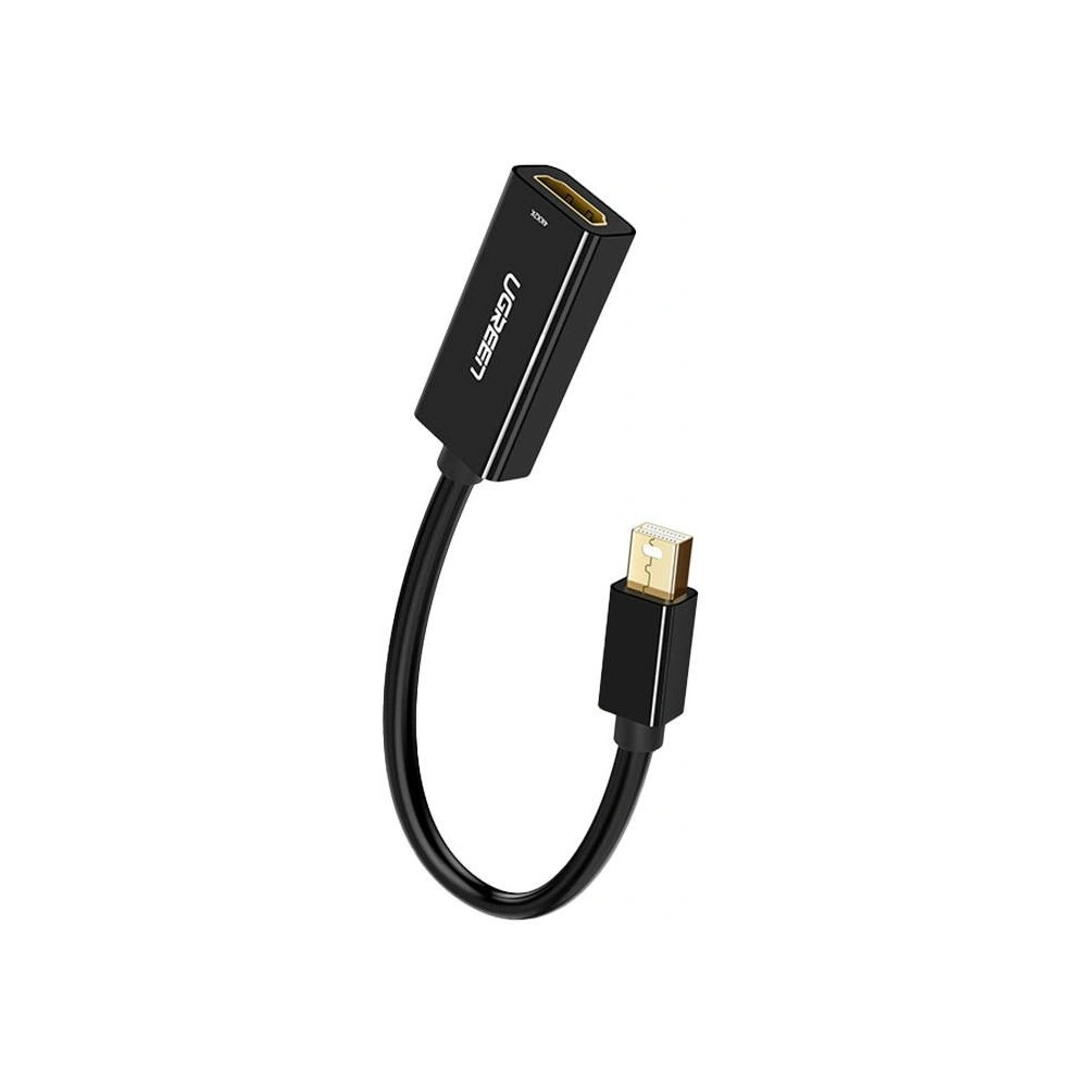 Adapter Mini DisplayPort / HDMI MD112, 1080p, 20cm czarny
