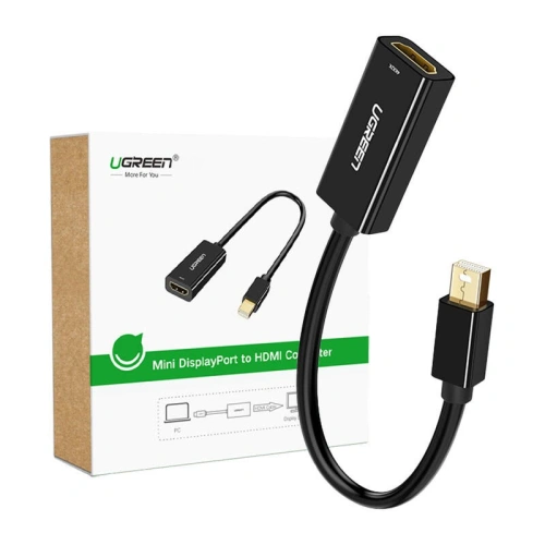 Kup Adapter Mini DisplayPort / HDMI MD112, 1080p, 20cm schwarz - UGR1865 - {ean13} - Sklep Home Screen
