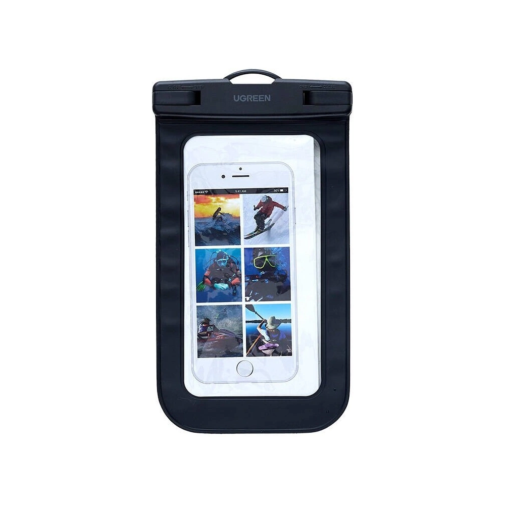Etui wodoodporne na telefon UGREEN LP716, IPX8 czarne
