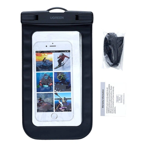 Buy UGREEN LP716 waterproof phone case, IPX8 black - UGR1866 - {ean13} - Home Screen Store Europe
