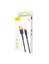 Kup Kabel Lightning USB Baseus Cafule 2,4A 1m (czarno-czerwony) - BSU776BLKRED - {ean13} - Sklep Home Screen