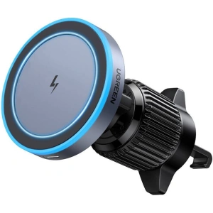 Kup Magnetyczny uchwyt samochodowy z ładowarką indukcyjną na kratkę UGREEN W525 15W czarny - UGR1869 - {ean13} - Sklep Home Screen