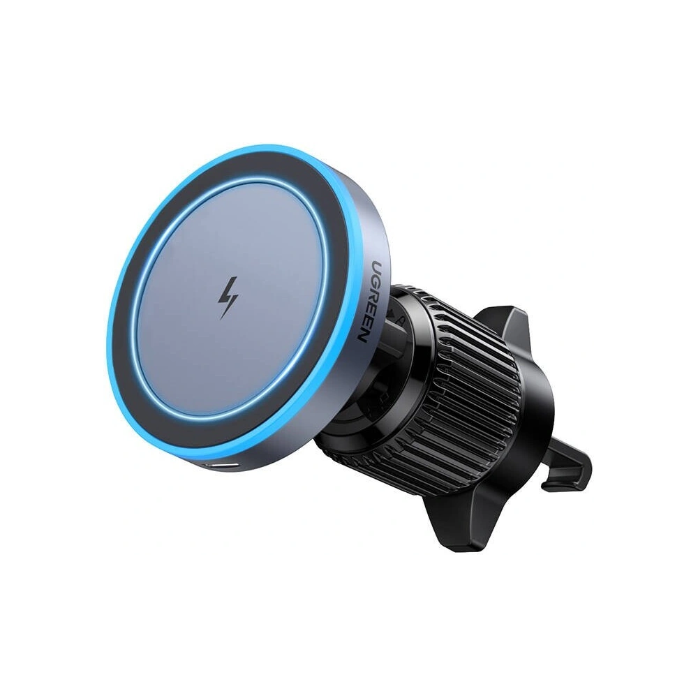 Magnetyczny uchwyt samochodowy z ładowarką indukcyjną na kratkę UGREEN W525 15W czarny