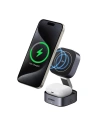 Qi indukciós töltő 2w1 UGREEN W702 iPhone, AirPods, 15W szürke - Indukciós (vezeték nélküli) - Ugreen