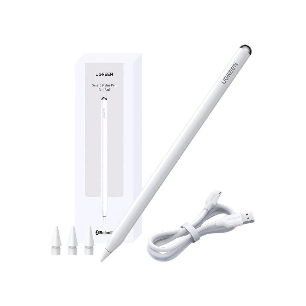 Aktywny rysik do Apple iPad UGREEN LP707 USB-C, Bluetooth 5.0 biały - Rysiki - Ugreen