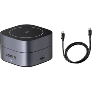 Kup Induktive Ladestation Qi 2in1 UGREEN W256 MagSafe für iPhone, AirPods, 20W schwarz + USB-C / USB-C Kabel 1m - UGR1876 - {ean13} - Sklep Home Screen