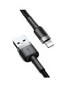 Kup Lightning USB kábel Baseus Cafule 2,4A 0,5m (szürke-fekete) - BSU777GRYBLK - {ean13} - Sklep Home Screen