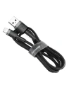 Kup Lightning USB kábel Baseus Cafule 2,4A 0,5m (szürke-fekete) - BSU777GRYBLK - {ean13} - Sklep Home Screen