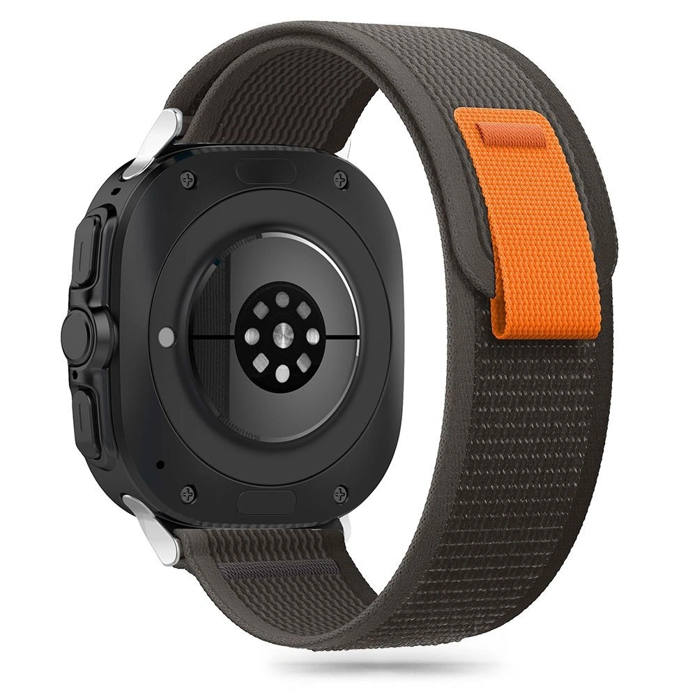 Pasek Tech-Protect Nylon Samsung Galaxy Watch Ultra 47mm black/orange