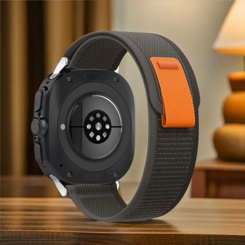 Kup Pasek Tech-Protect Nylon Samsung Galaxy Watch Ultra 47mm negru/portocaliu - THP2956 - {ean13} - Sklep Home Screen