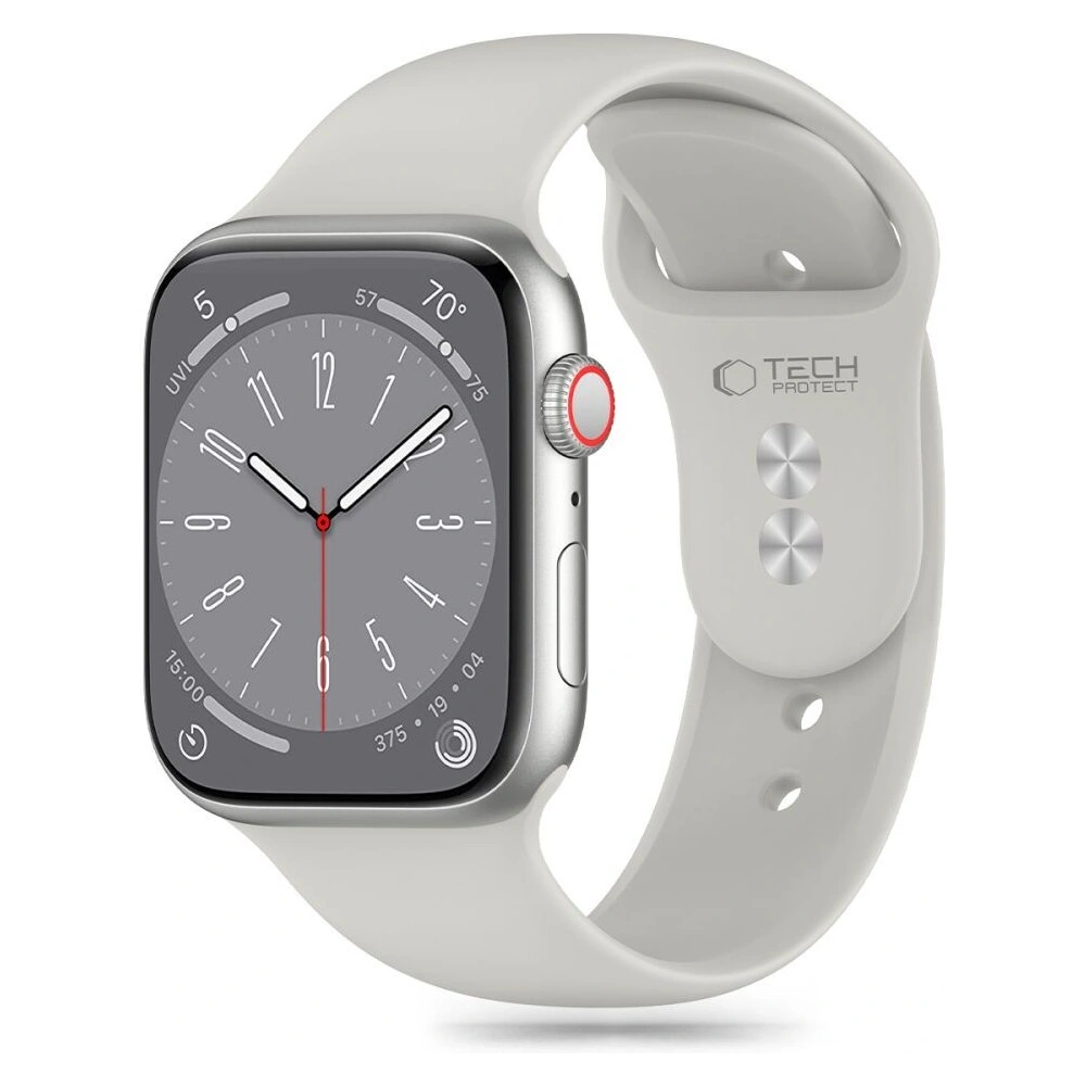 Pasek Tech-Protect Silicone Apple Watch 4/5/6/7/8/9/SE/10 38/40/41/42mm Stone