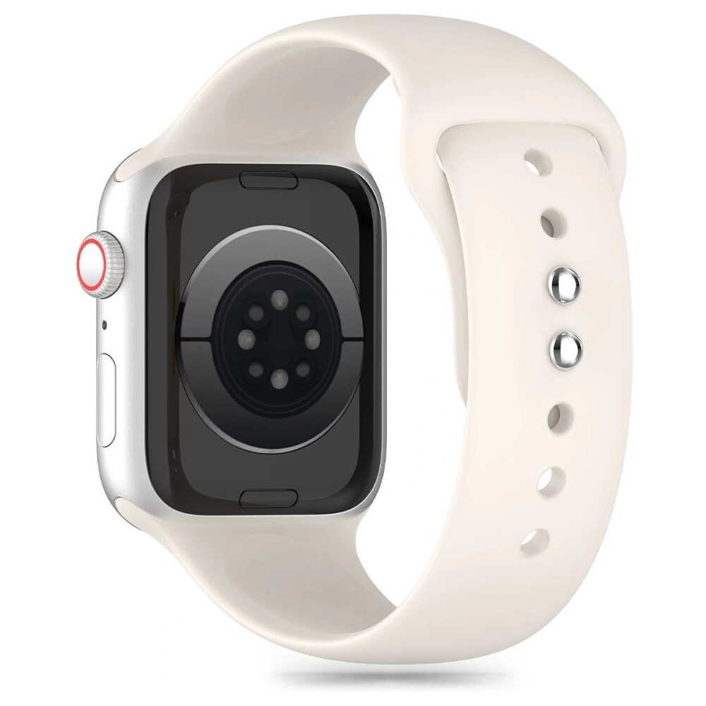 Pasek Tech-Protect Silicone Apple Watch 4/5/6/7/8/9/SE/10 38/40/41/42mm Starlight