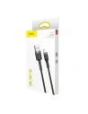 Kup Lightning USB kábel Baseus Cafule 2,4A 0,5m (szürke-fekete) - BSU777GRYBLK - {ean13} - Sklep Home Screen
